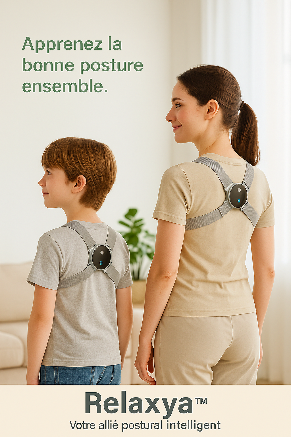 Relaxya™ – Correcteur de posture intelligent à vibration