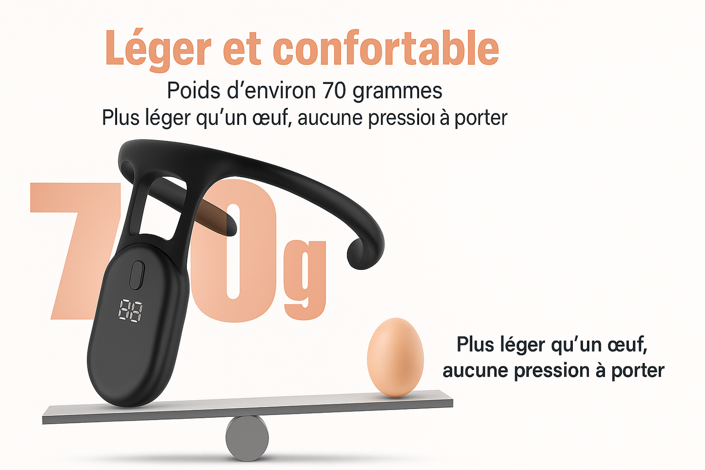 Correcteur de Posture Intelligent pour Enfant – Ultra Léger (70 g) avec Vibration Douce