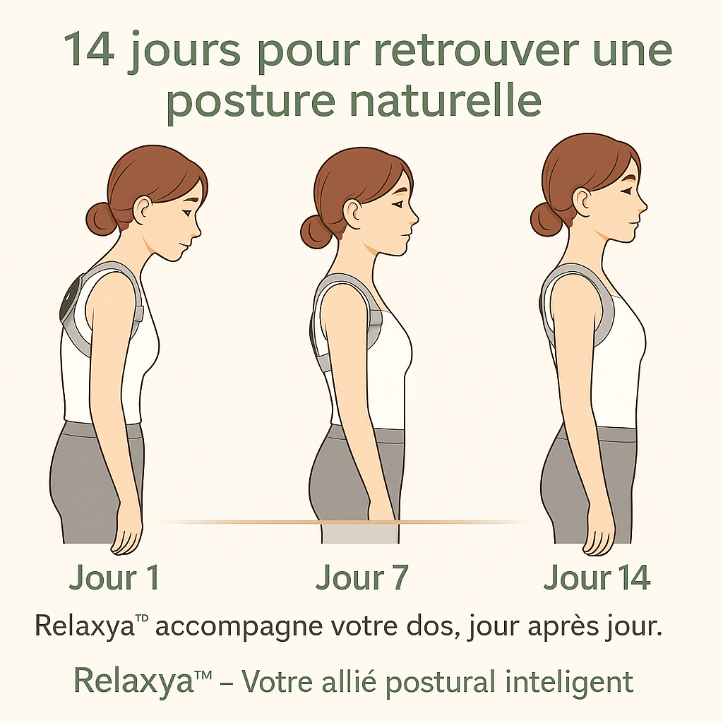 Relaxya™ – Correcteur de posture intelligent à vibration